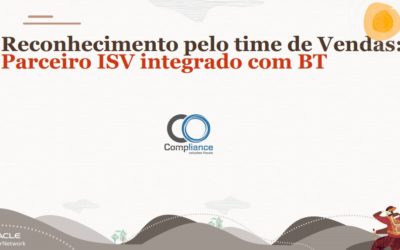 Compliance ganha prêmio melhor Solução Fiscal Oracle ISV 2020